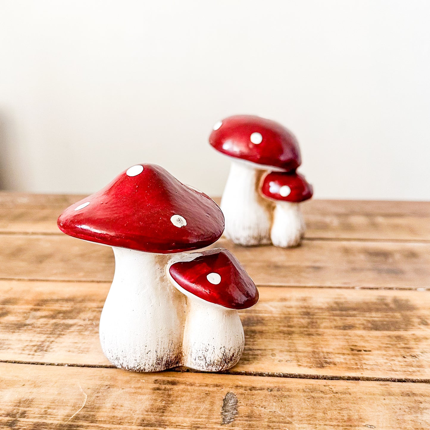 Adorno Setas de Cerámica - Diseño Decorativo Natural Adorno Frank Home Chile