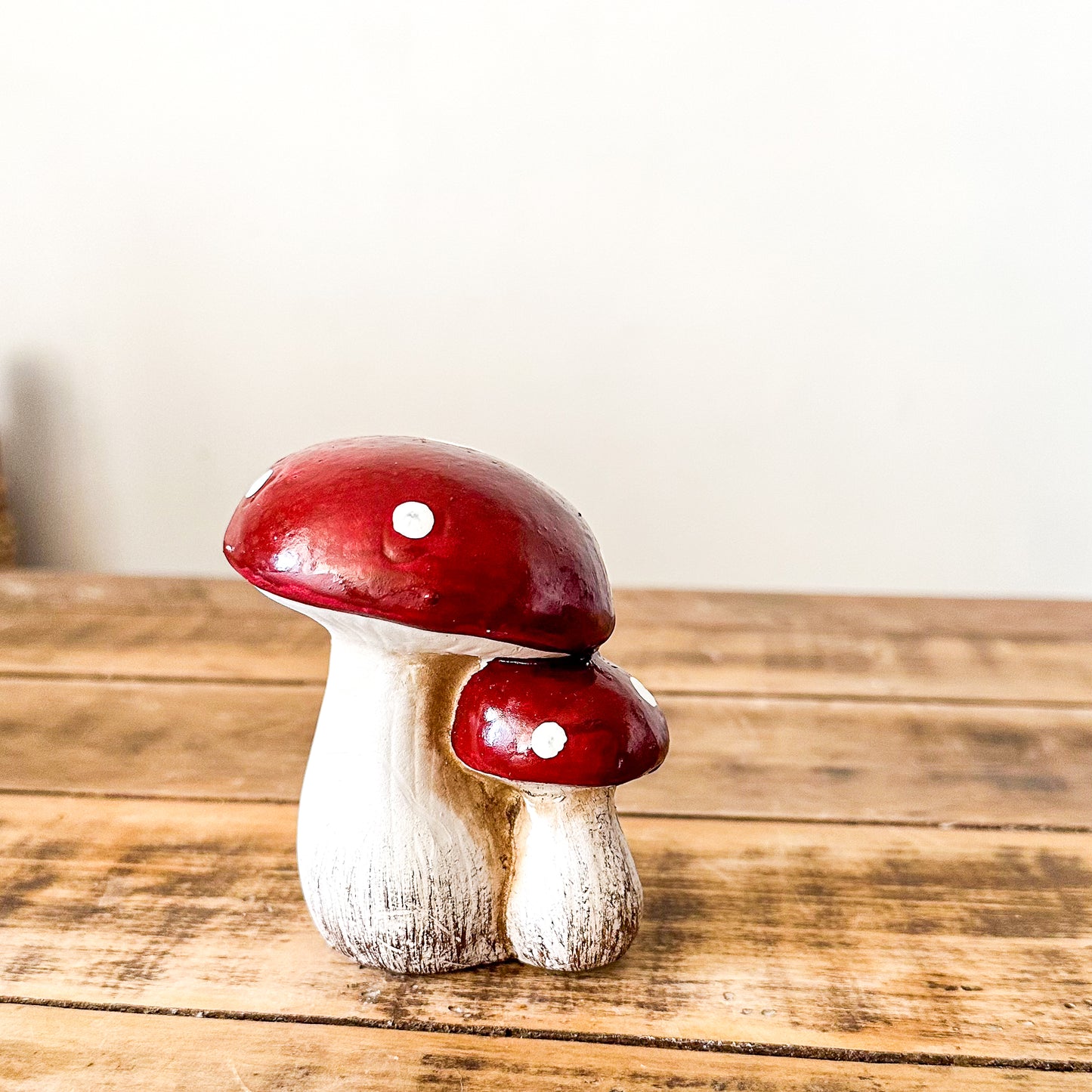 Adorno Setas de Cerámica - Diseño Decorativo Natural Redondo Adorno Frank Home Chile