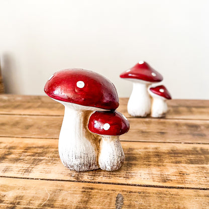 Adorno Setas de Cerámica - Diseño Decorativo Natural Adorno Frank Home Chile