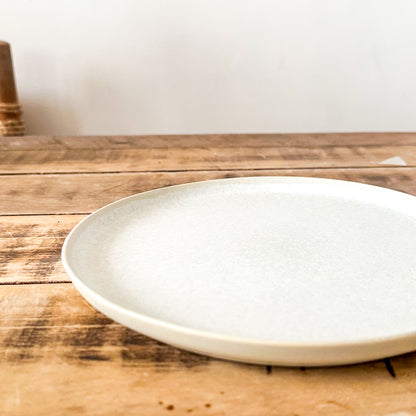 Plato Aperitivos Cerámica Beige - 21cm Plato Frank Home Chile