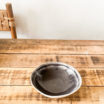 Bowl Cerámica Interior Negro - 18cm Bowl Frank Home Chile