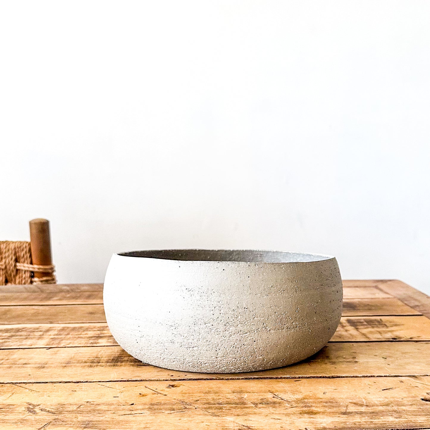 Porta Macetero Cerámica Textura Rústica 24 cm Porta Macetero Frank Home Chile