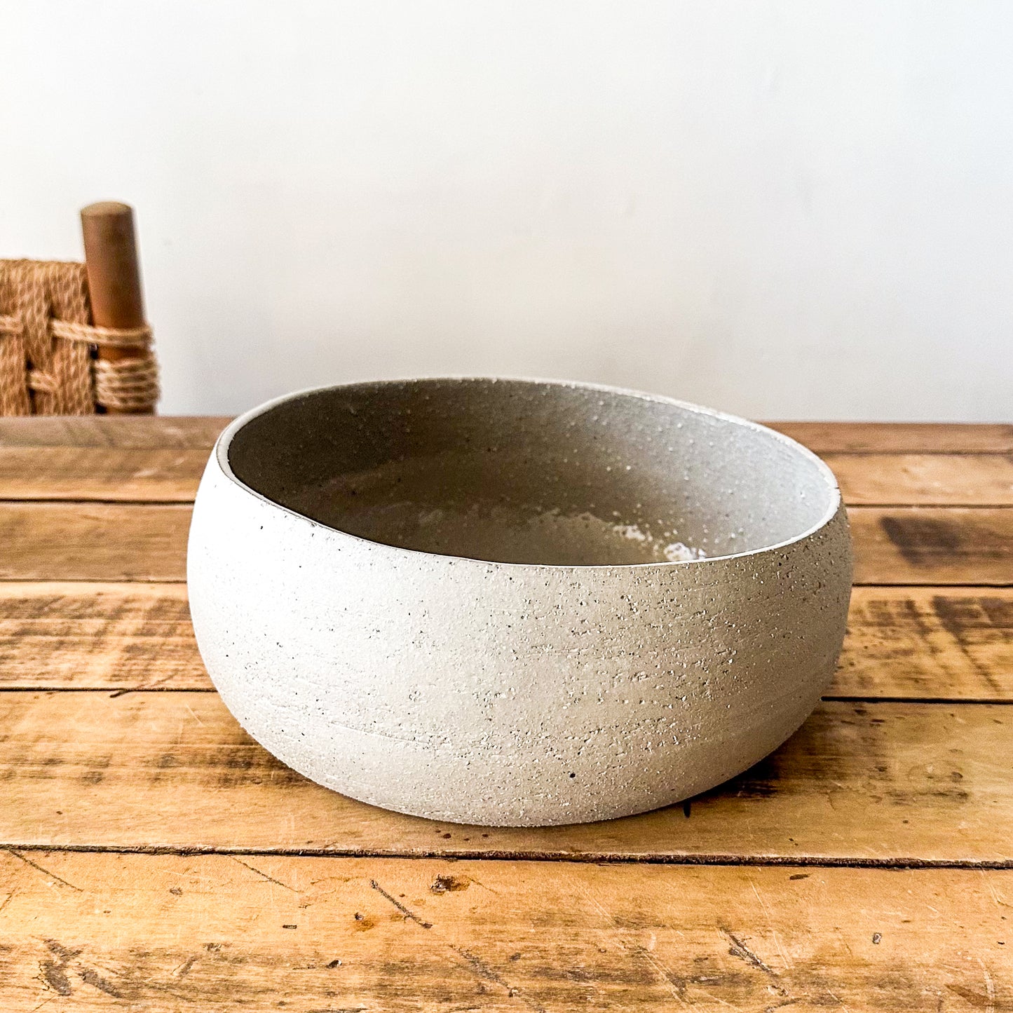 Porta Macetero Cerámica Textura Rústica 24 cm Porta Macetero Frank Home Chile