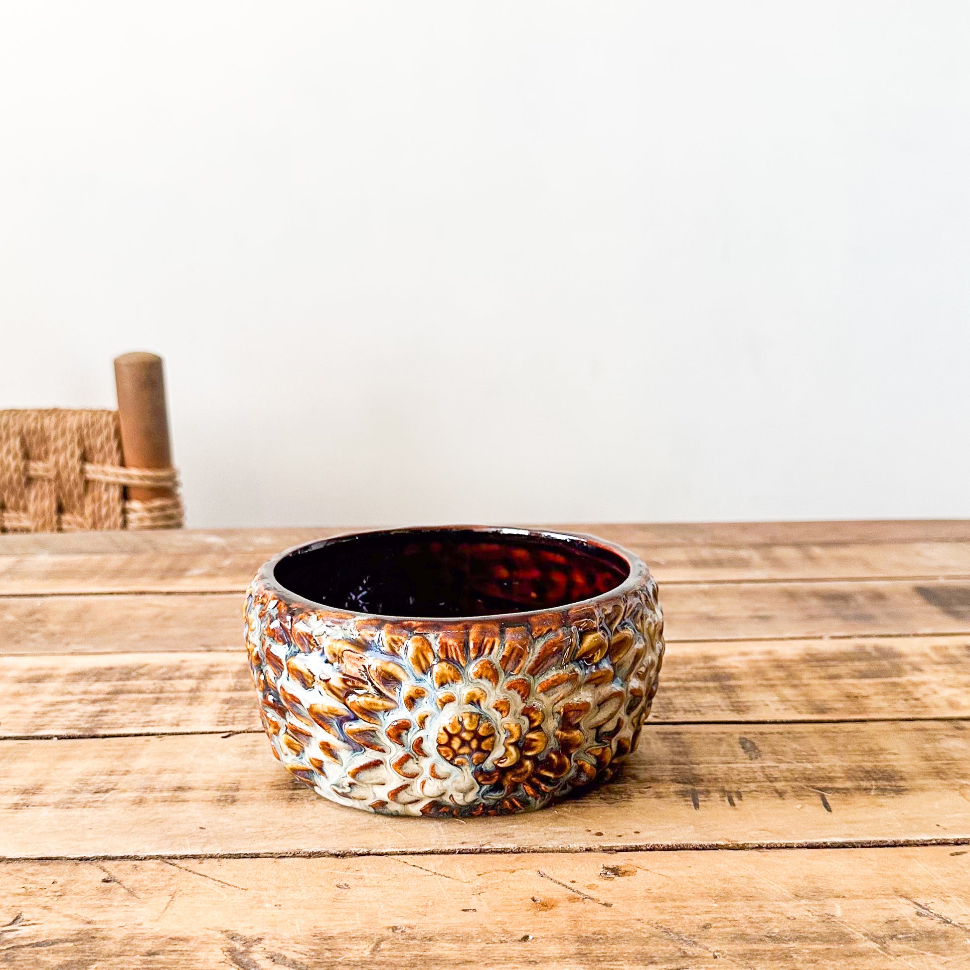 Florero Centro de Mesa Cerámica Esmaltada 15cm Florero Frank Home Chile