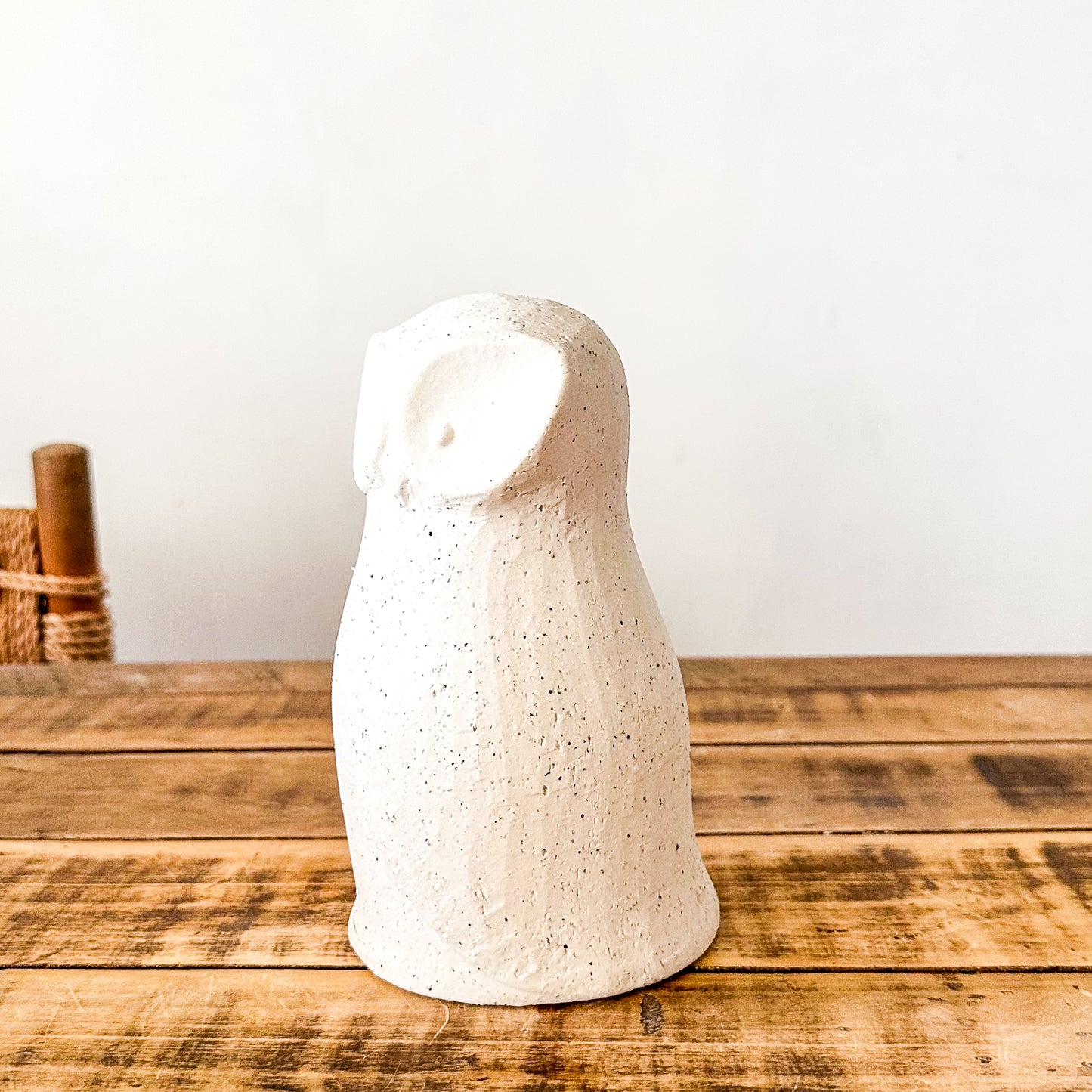 Adorno Búho Cerámica Texturada Dos Tamaños Adorno Frank Home Chile