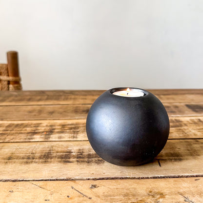 Porta Vela Cerámica Metalizada Porta Vela Frank Home Chile