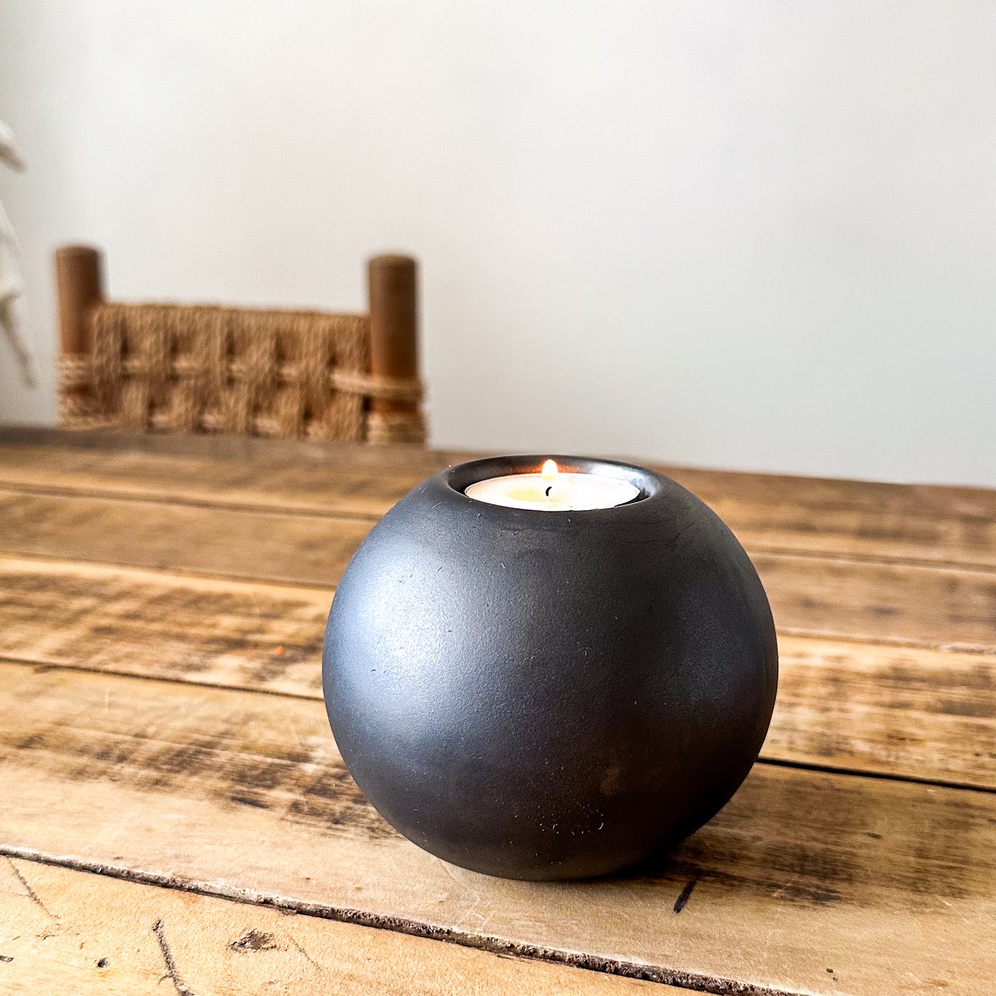 Porta Vela Cerámica Metalizada Porta Vela Frank Home Chile