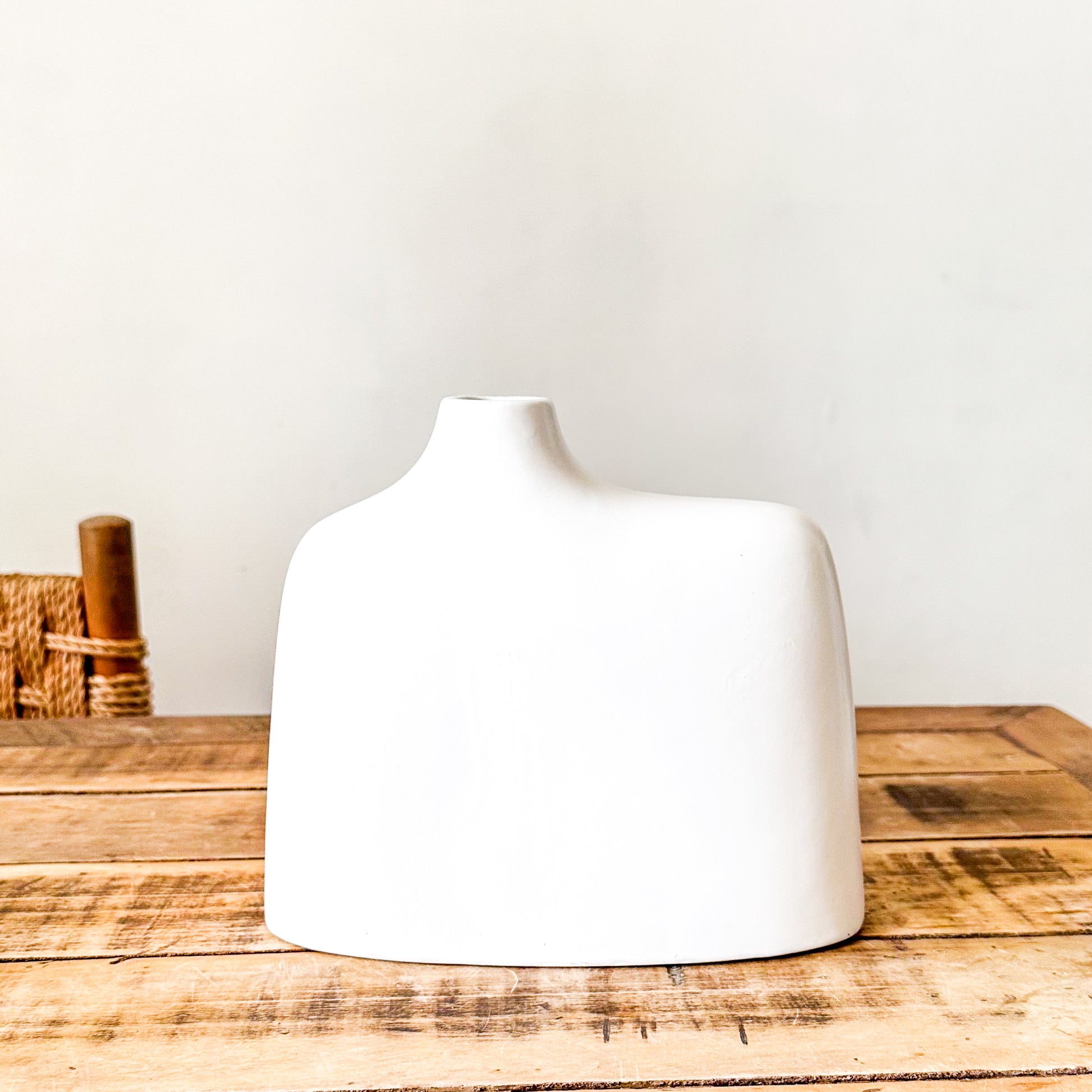 Florero Abstracto Cerámica Satinada Florero Frank Home Chile