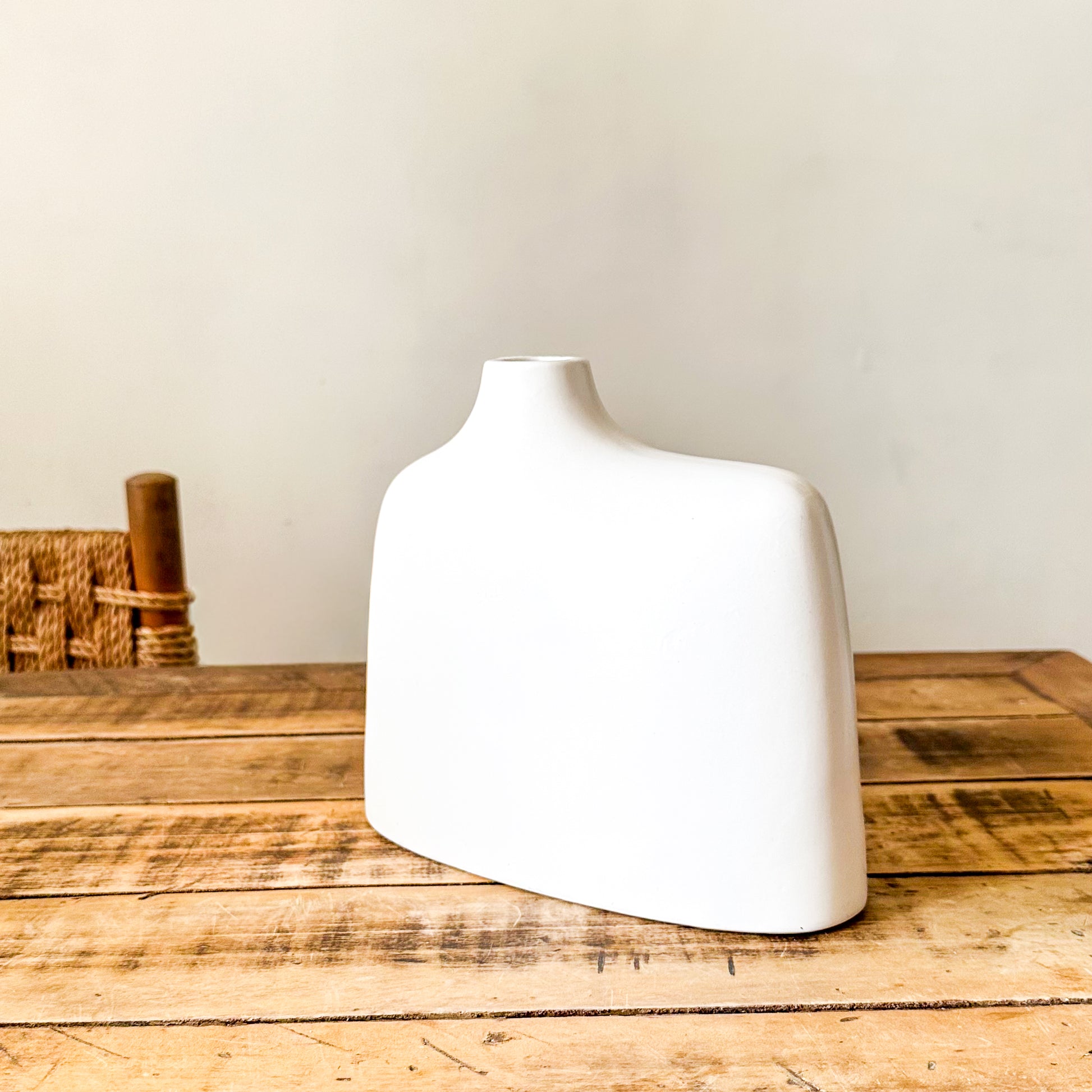 Florero Abstracto Cerámica Satinada Florero Frank Home Chile