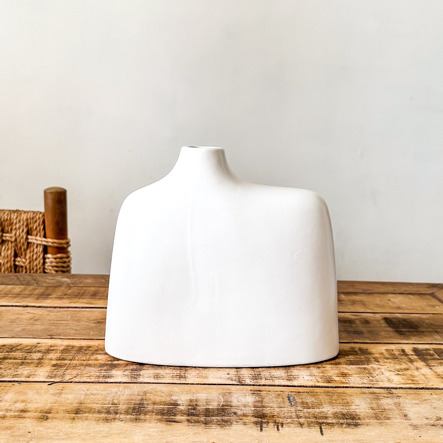 Florero Abstracto Cerámica Satinada Florero Frank Home Chile