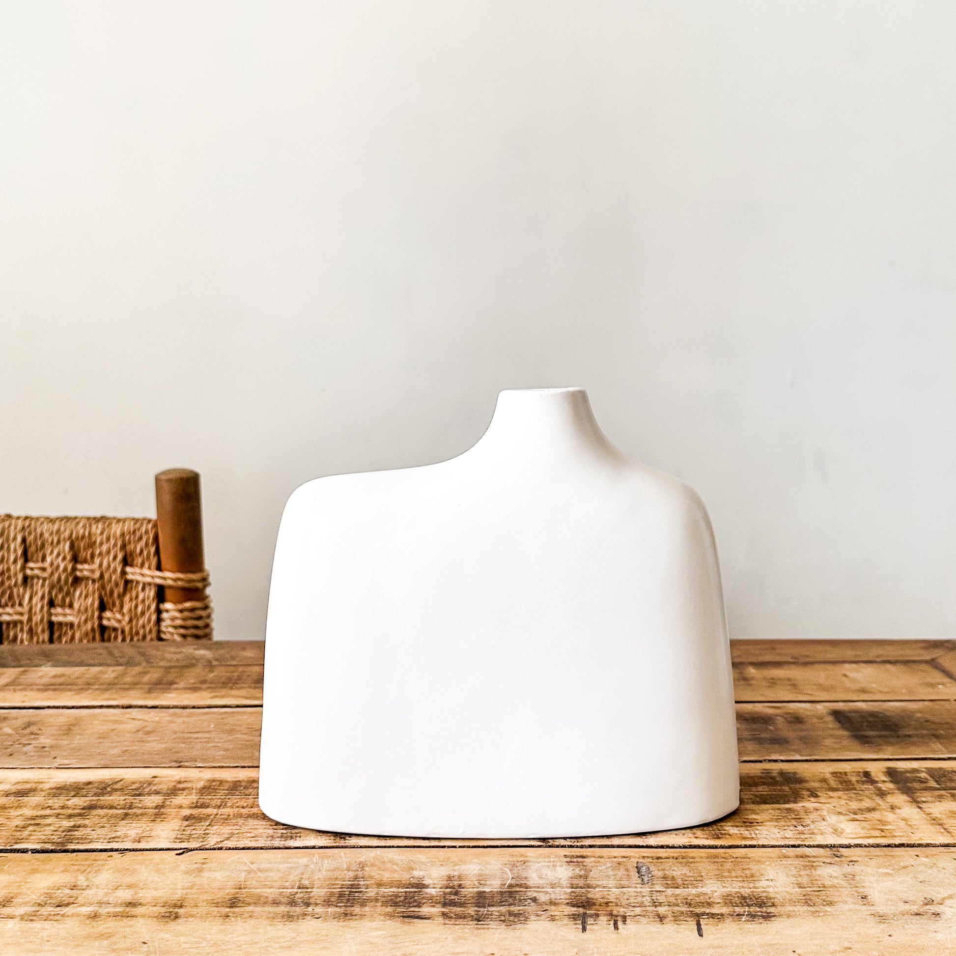 Florero Abstracto Cerámica Satinada Florero Frank Home Chile