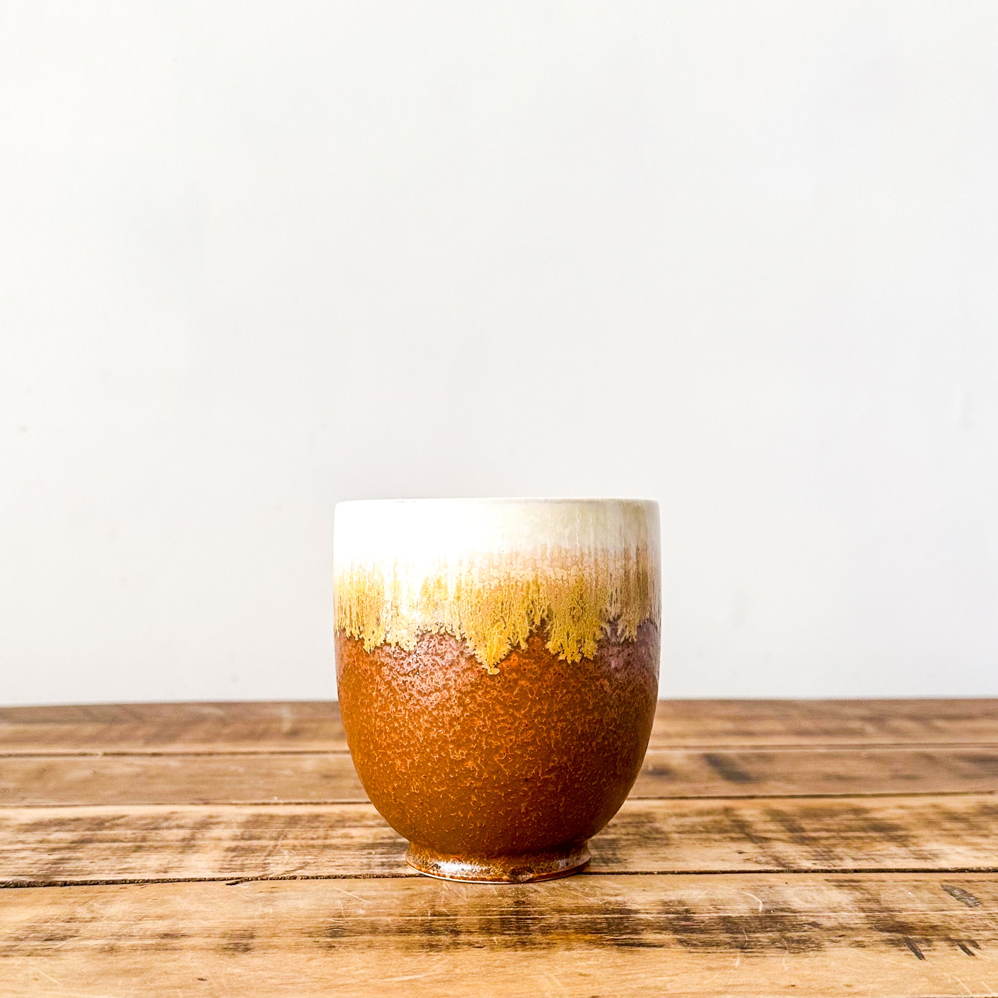 Porta Macetero Cerámica Bicolor Porta Macetero Frank Home Chile