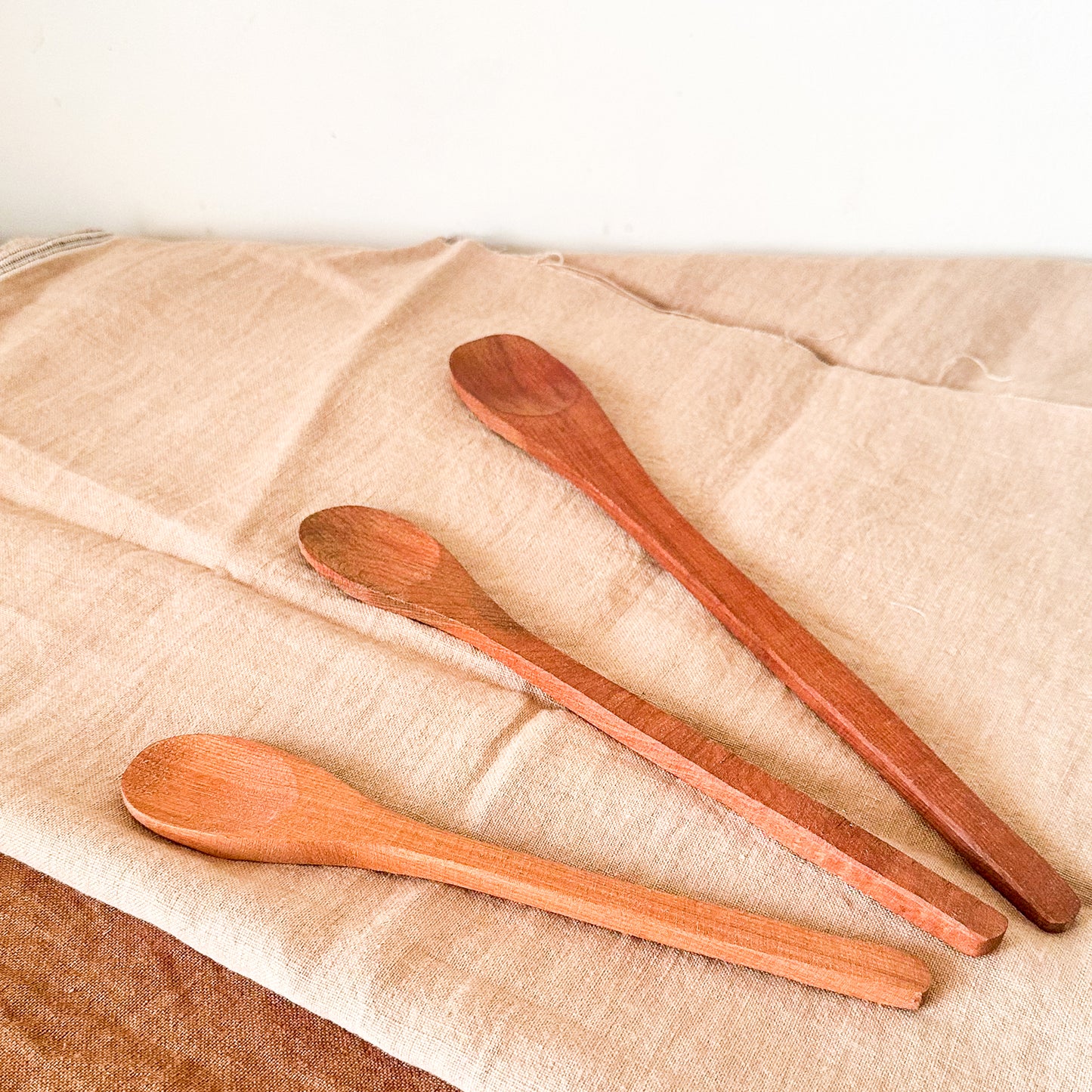 Set 3 Cucharas Madera Alerce Nativa Artesanal Set Cucharas Frank Home Chile