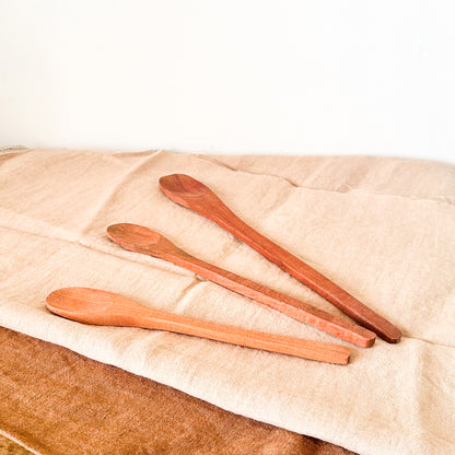 Set 3 Cucharas Madera Alerce Nativa Artesanal Set Cucharas Frank Home Chile