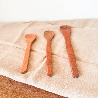 Set 3 Cucharas Madera Alerce Nativa Artesanal Set Cucharas Frank Home Chile