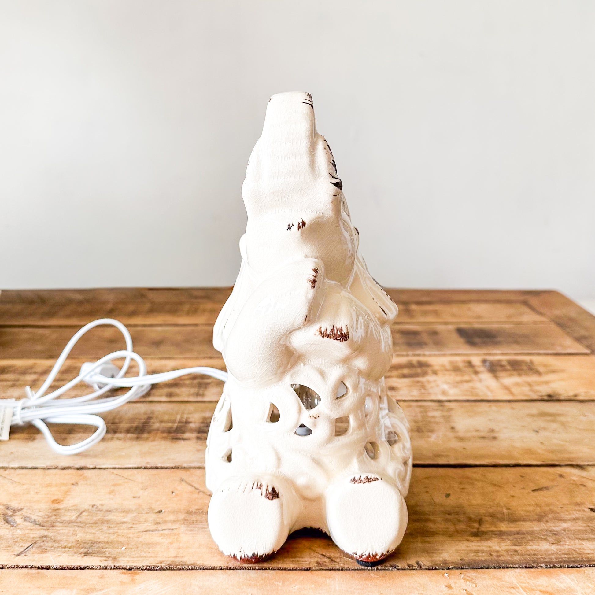 Lámpara de Mesa Cerámica Esmaltada Elefante Lampara de mesa Frank Home Chile