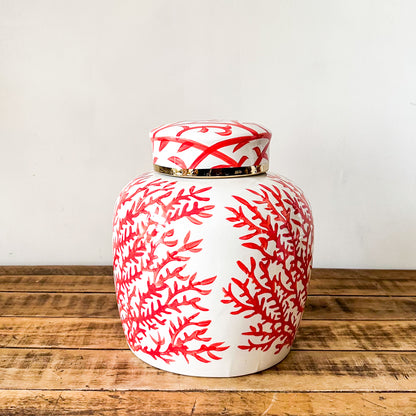 Ánfora Cerámica Esmaltada Pintada a Mano Anfora Frank Home Chile
