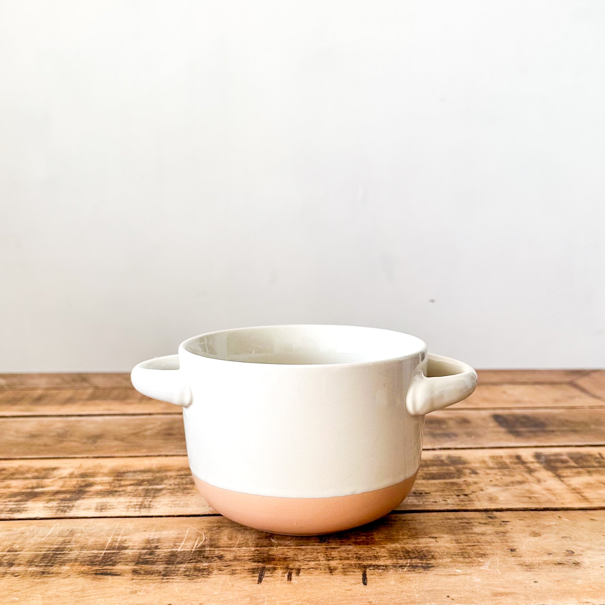 Bowl Cerámica Bicolor con Asas Bowl Frank Home Chile