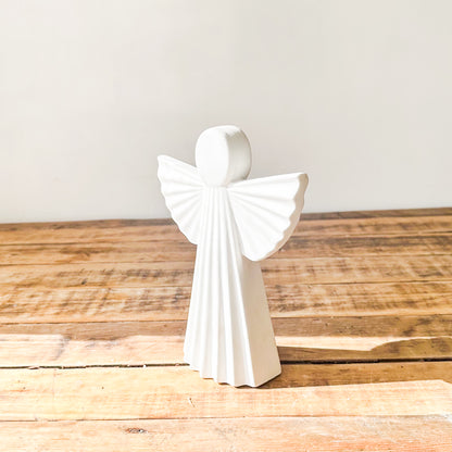 Adorno Ángel Cerámica Mate