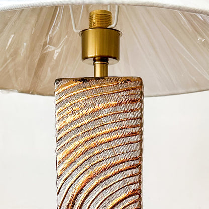 Lámpara Cerámica Esmaltado Metálico Lampara de mesa Frank Home Chile