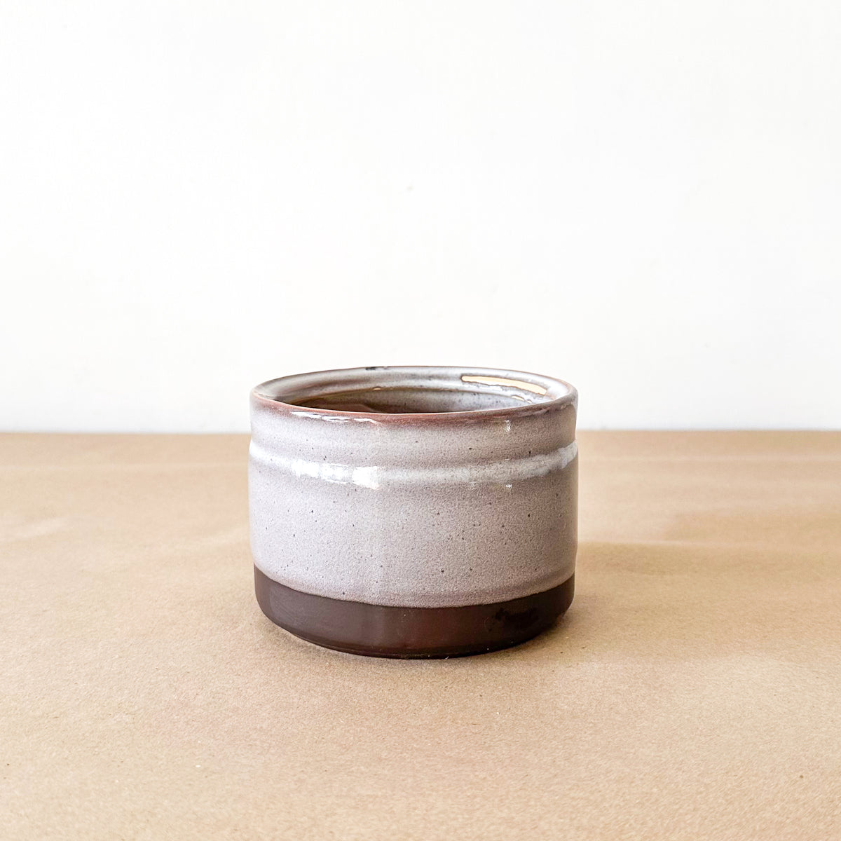 Porta Macetero Cerámica Esmaltada 9 cm
