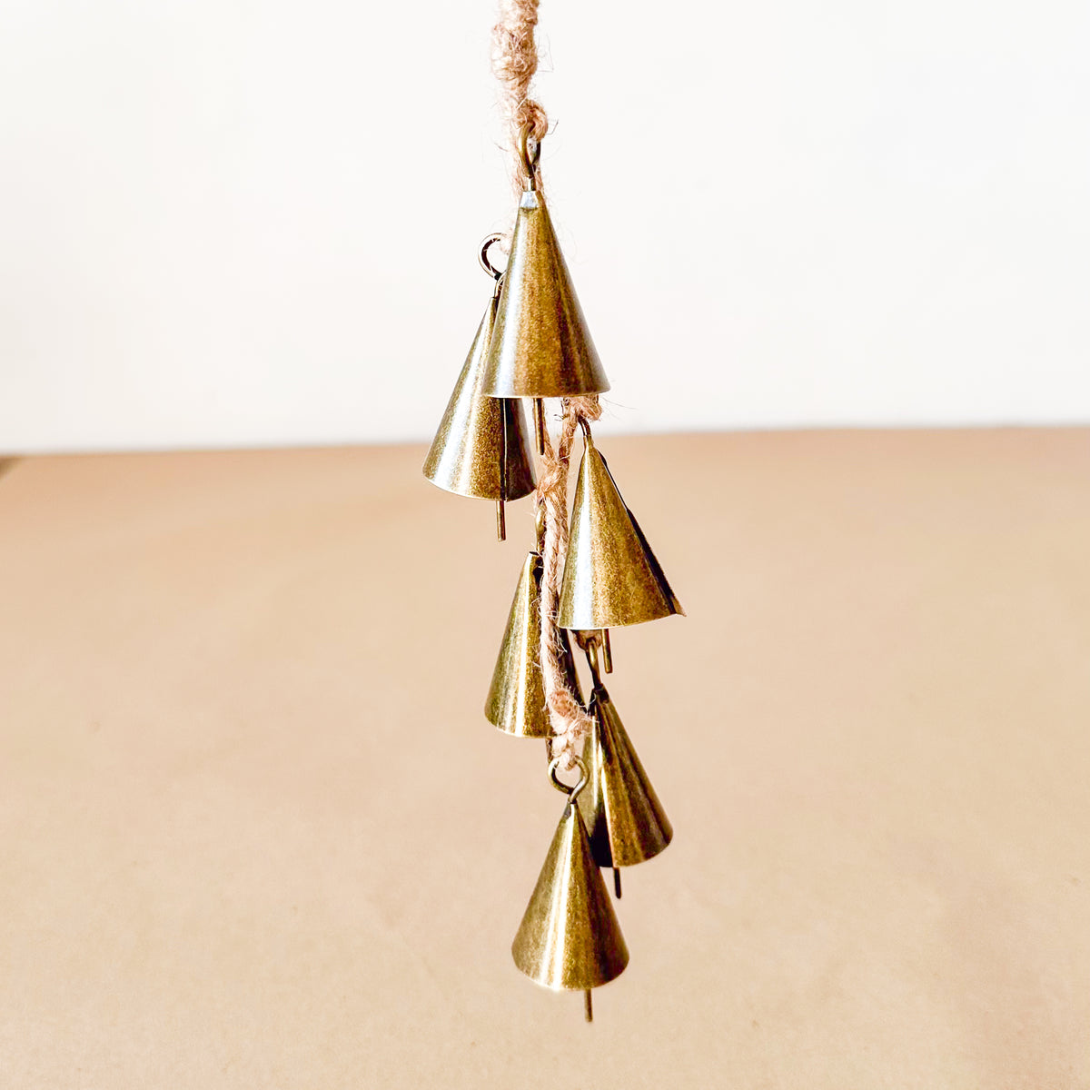 Colgante Campanas Bronce Adorno Frank Home Chile