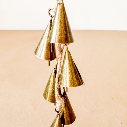 Colgante Campanas Bronce Adorno Frank Home Chile