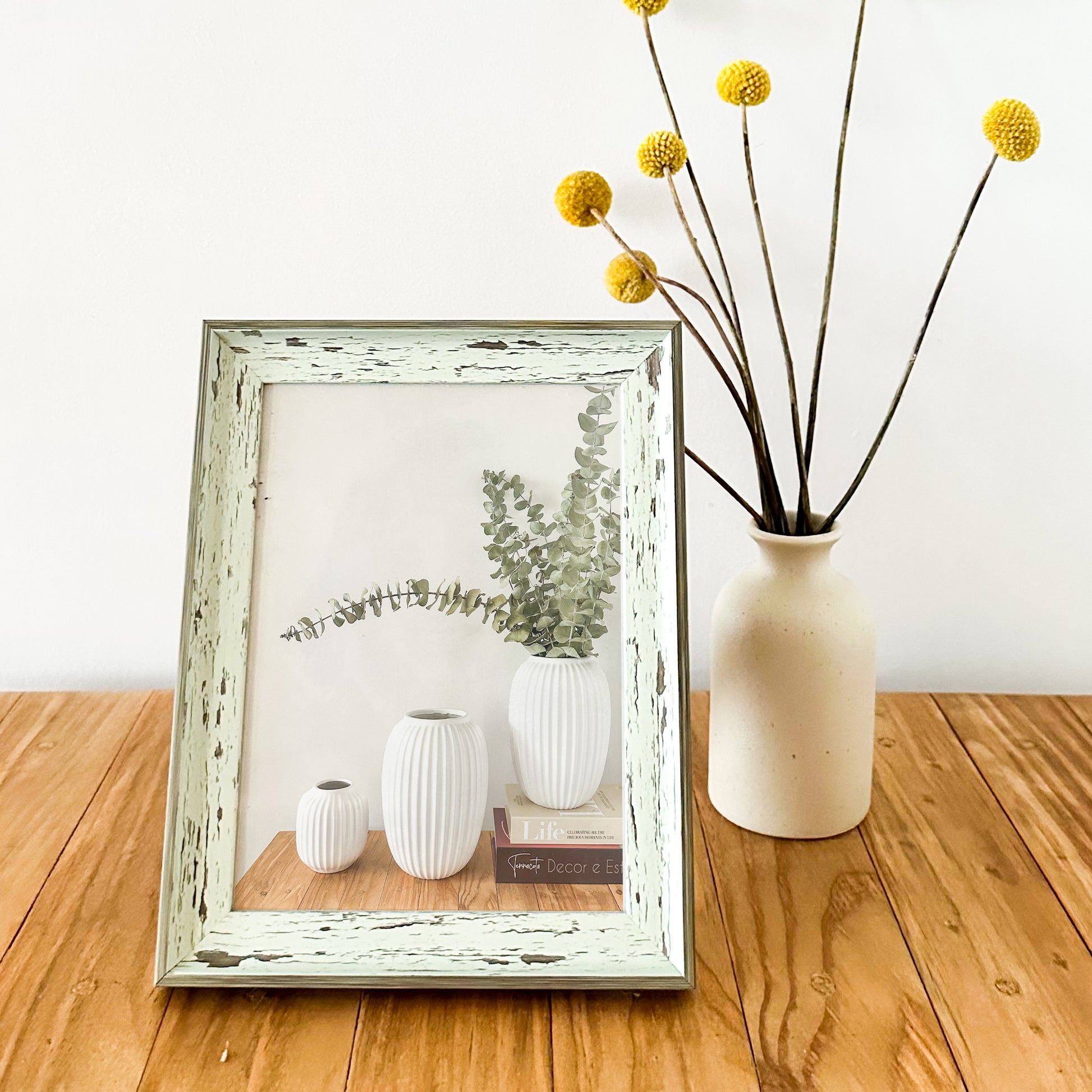 Marco de fotos madera Verde Marco de foto Frank Home Chile