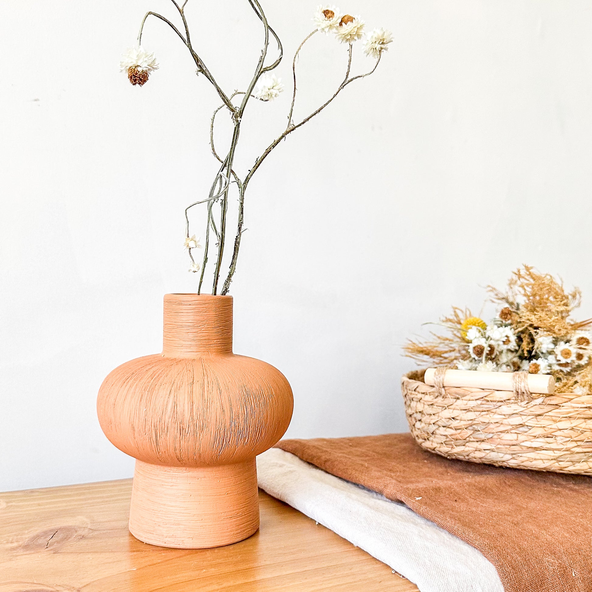 Florero Mushroom Textura Rústica Florero Frank Home Chile