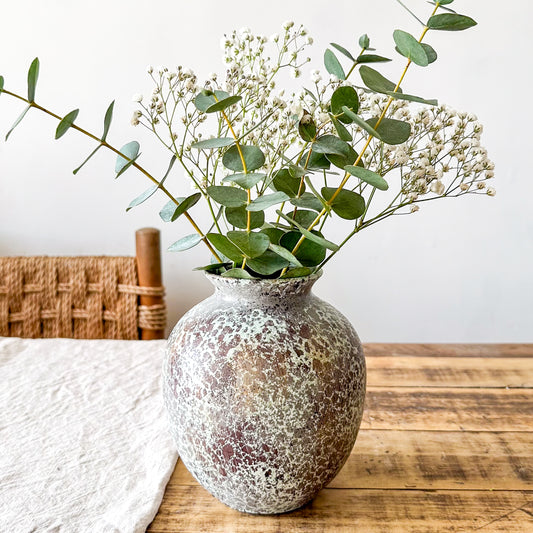 Florero Vasija Jaspeado