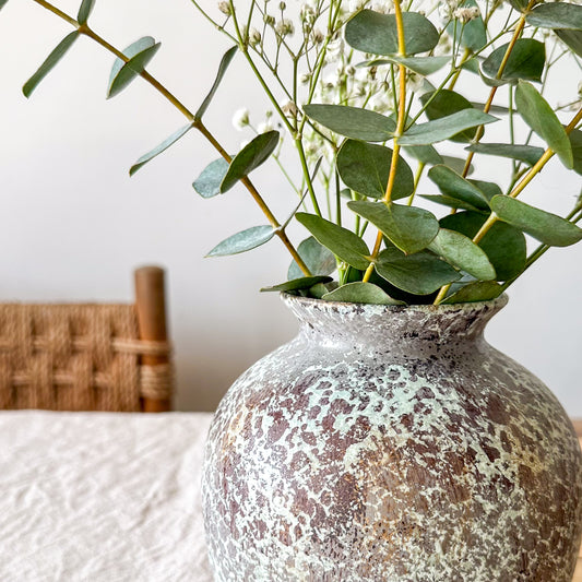 Florero Vasija Jaspeado
