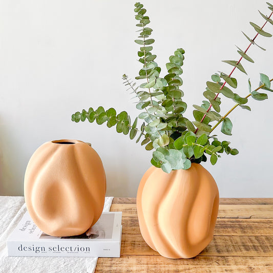 Florero Cerámica Formas Organicas