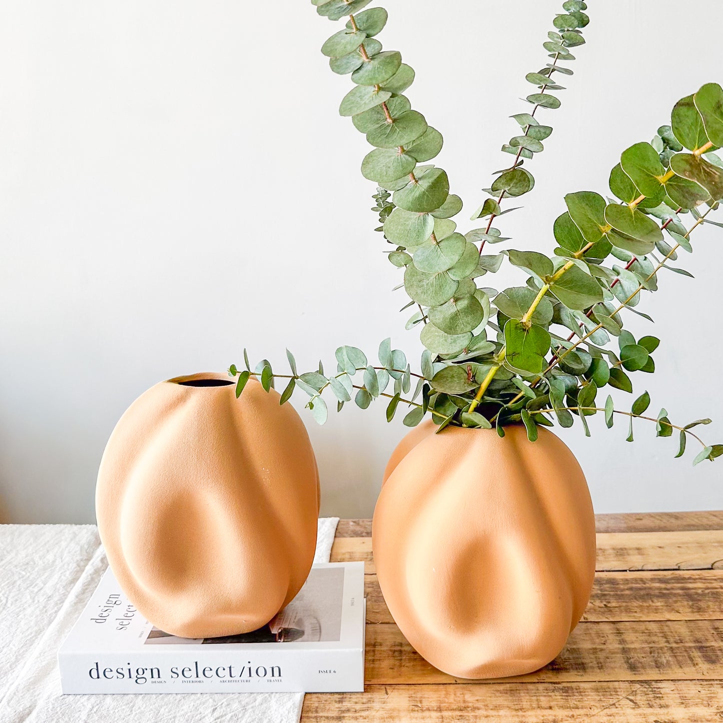 Florero Cerámica Formas Organicas