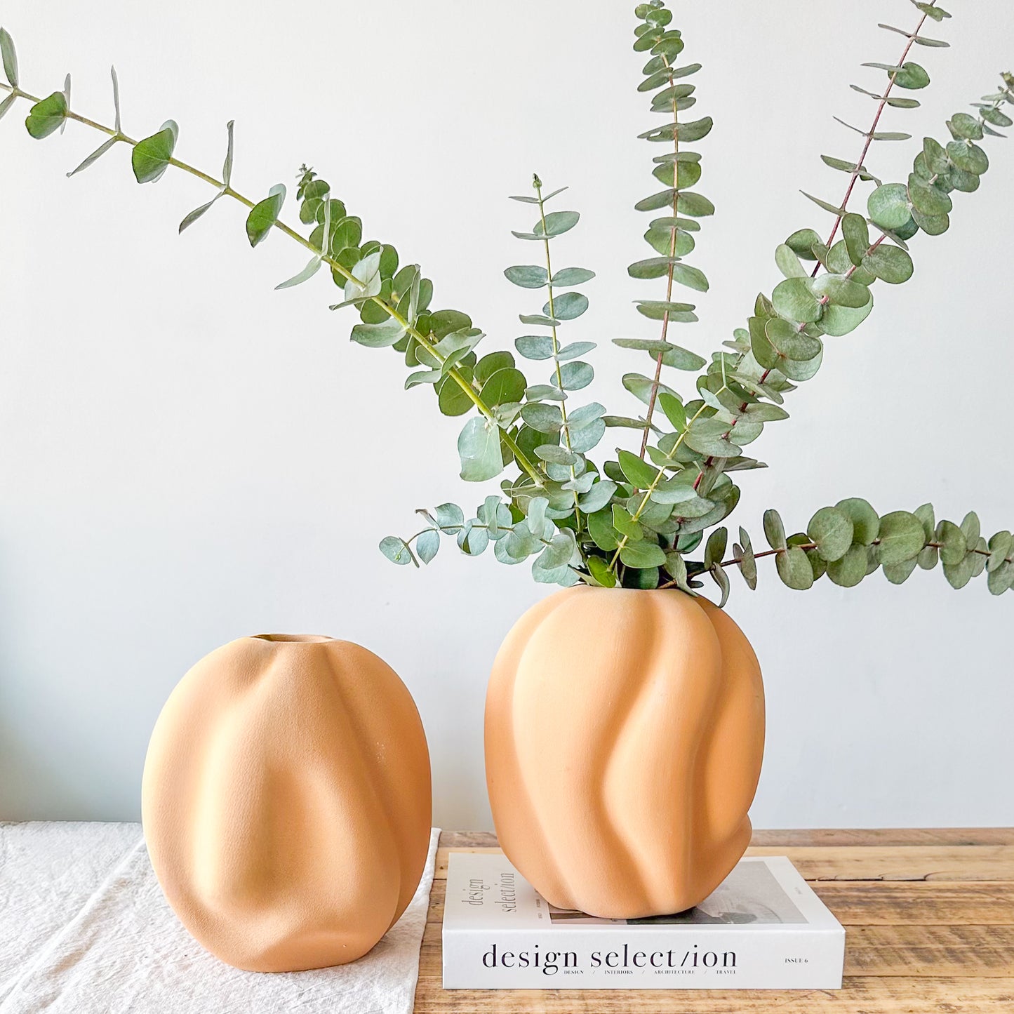Florero Cerámica Formas Organicas