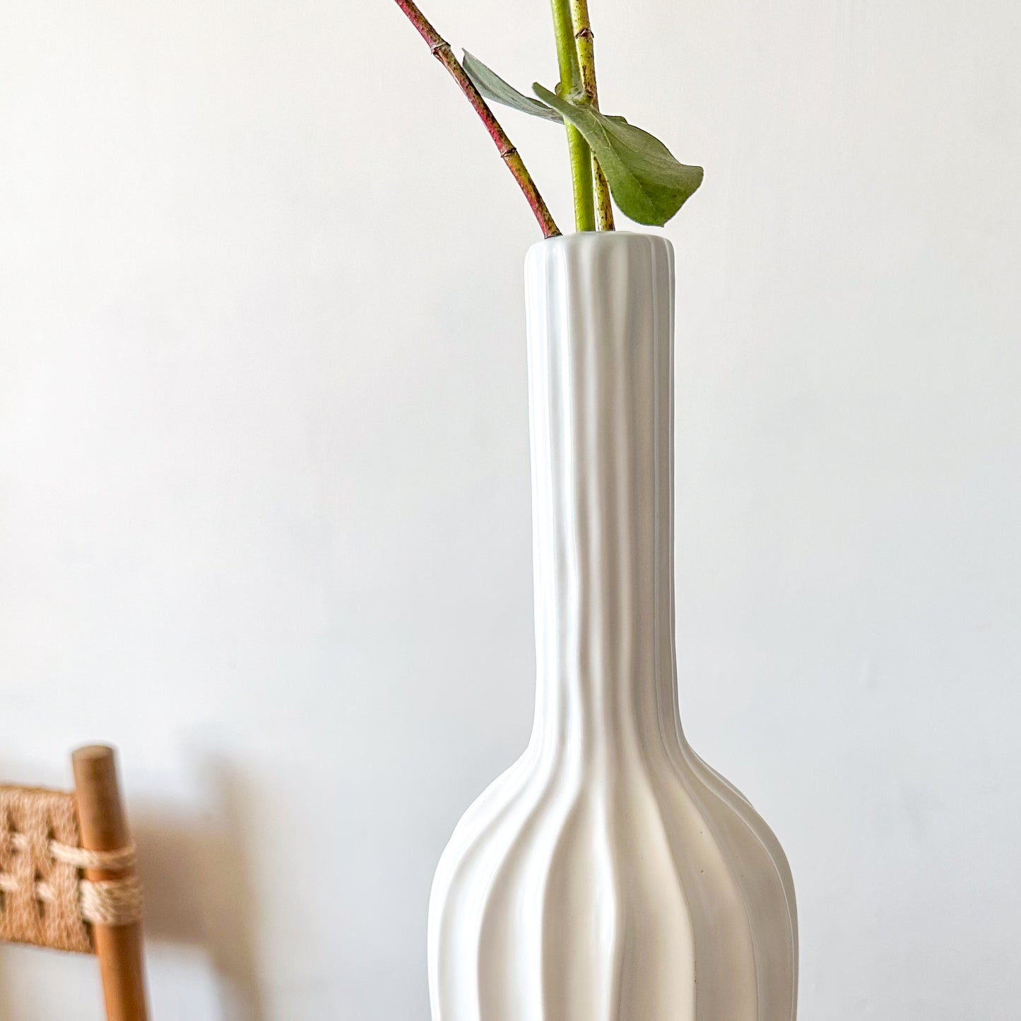 Florero Botella Acanalado