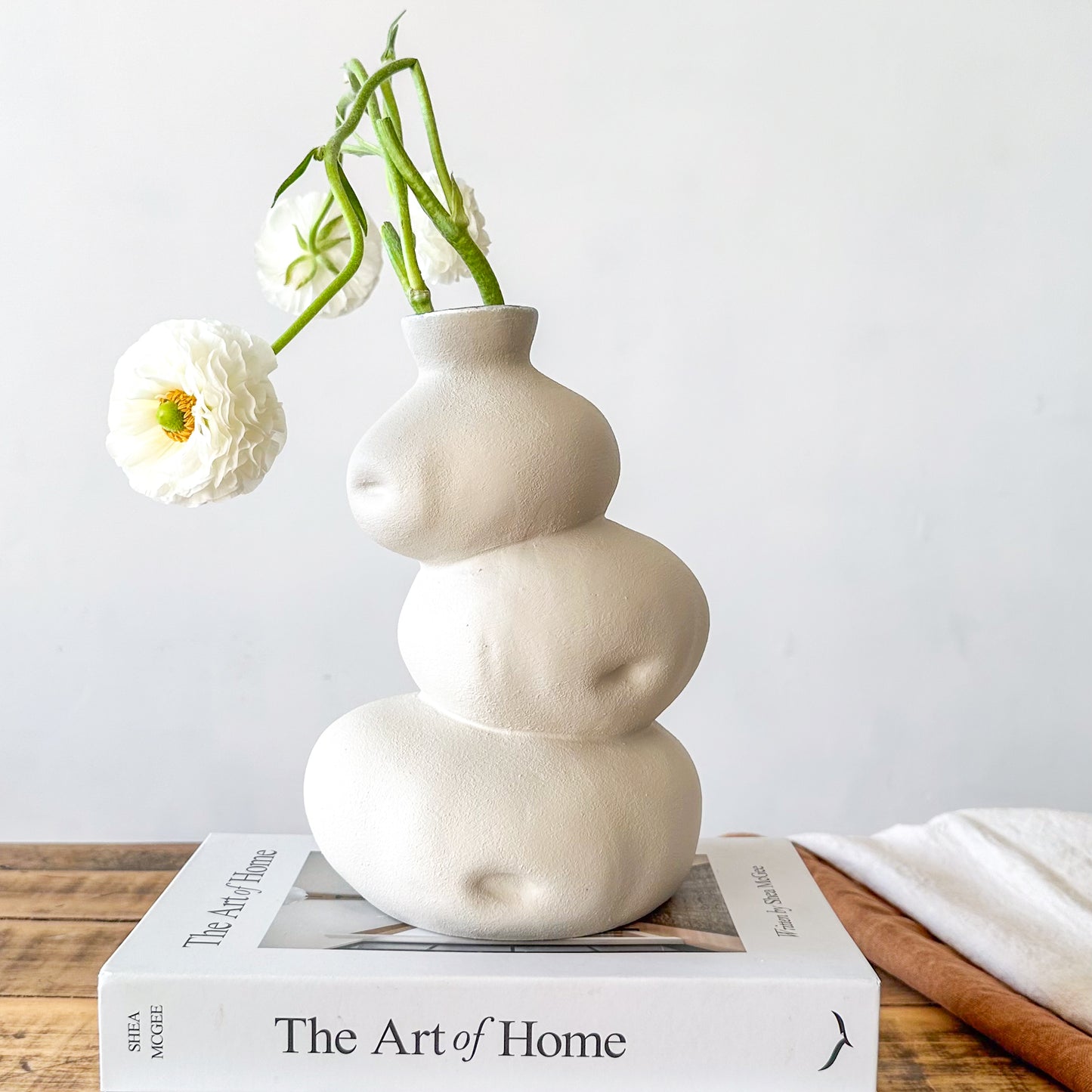 Florero Escultura Piedras