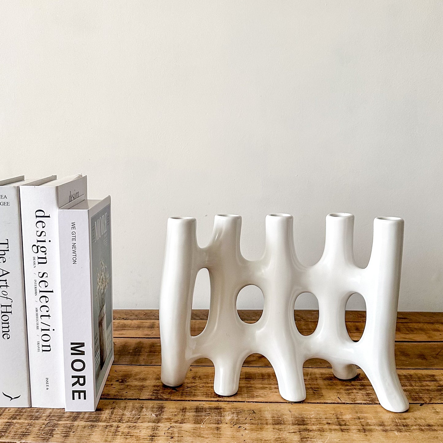 Florero Abstracto Cerámica Escultural Florero Frank Home Chile