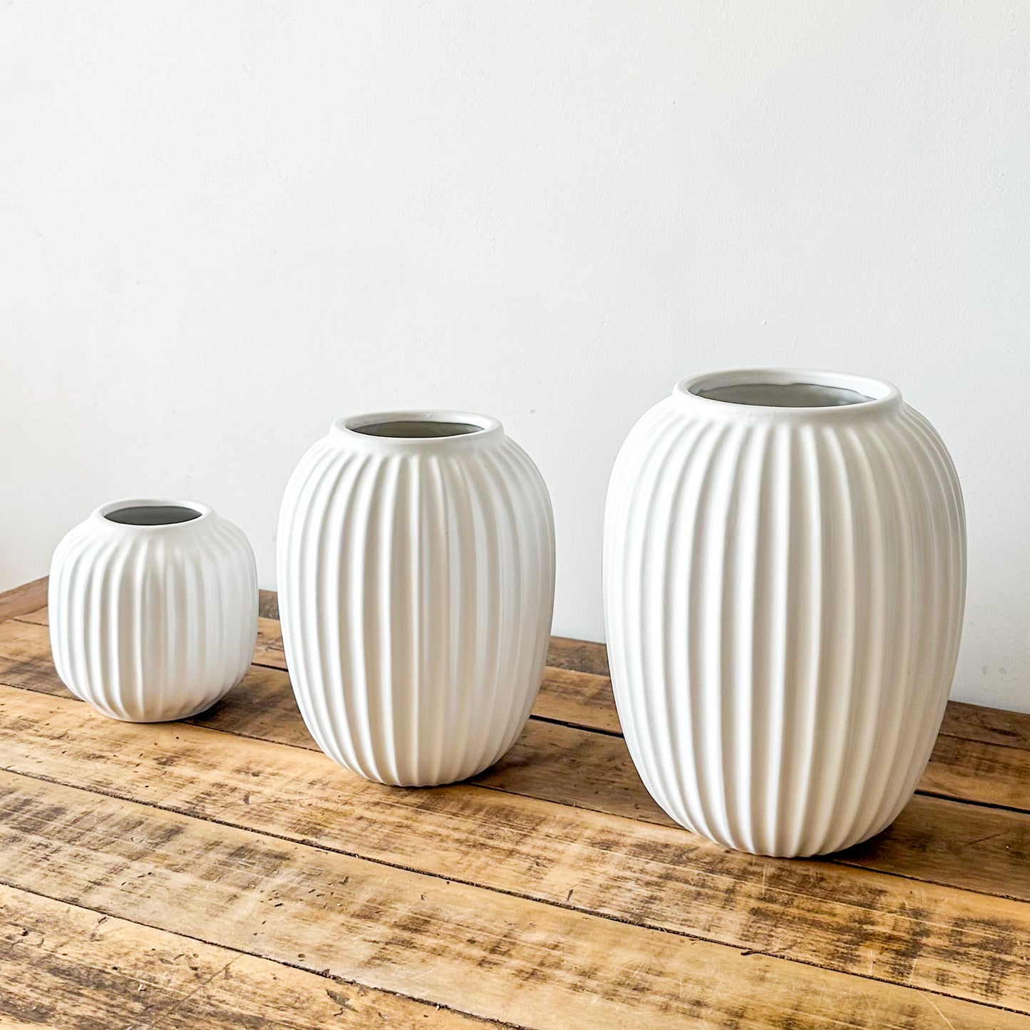 Florero cerámica listado Florero Frank Home Chile