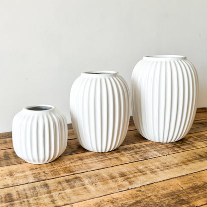 Florero cerámica listado Florero Frank Home Chile