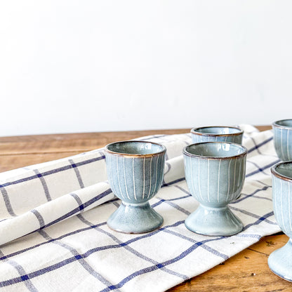 Set 6 Copas Cerámica Destonalizado - Elegantes Fuente Frank Home Chile