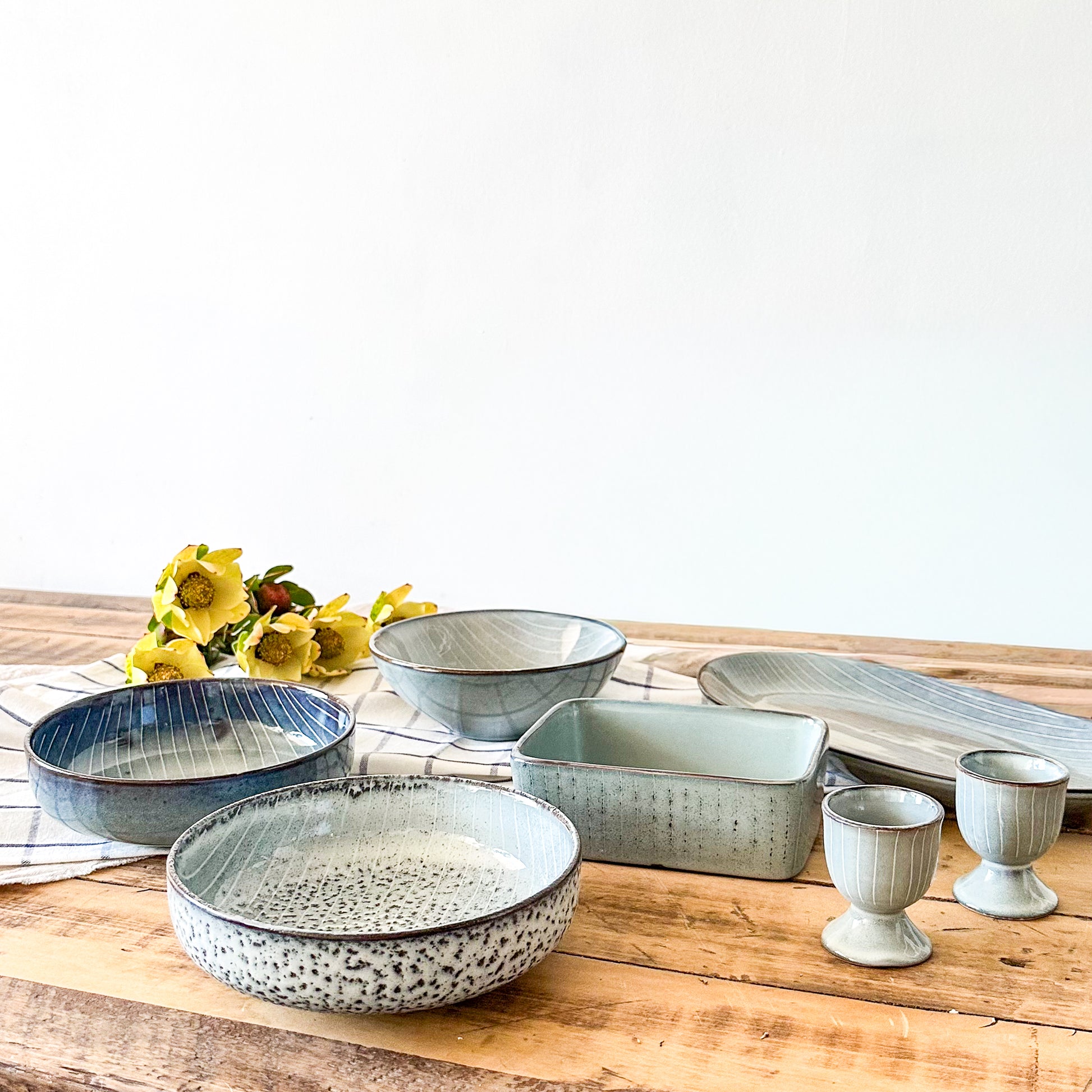 Bowl Celeste Cerámica Bowl Frank Home Chile