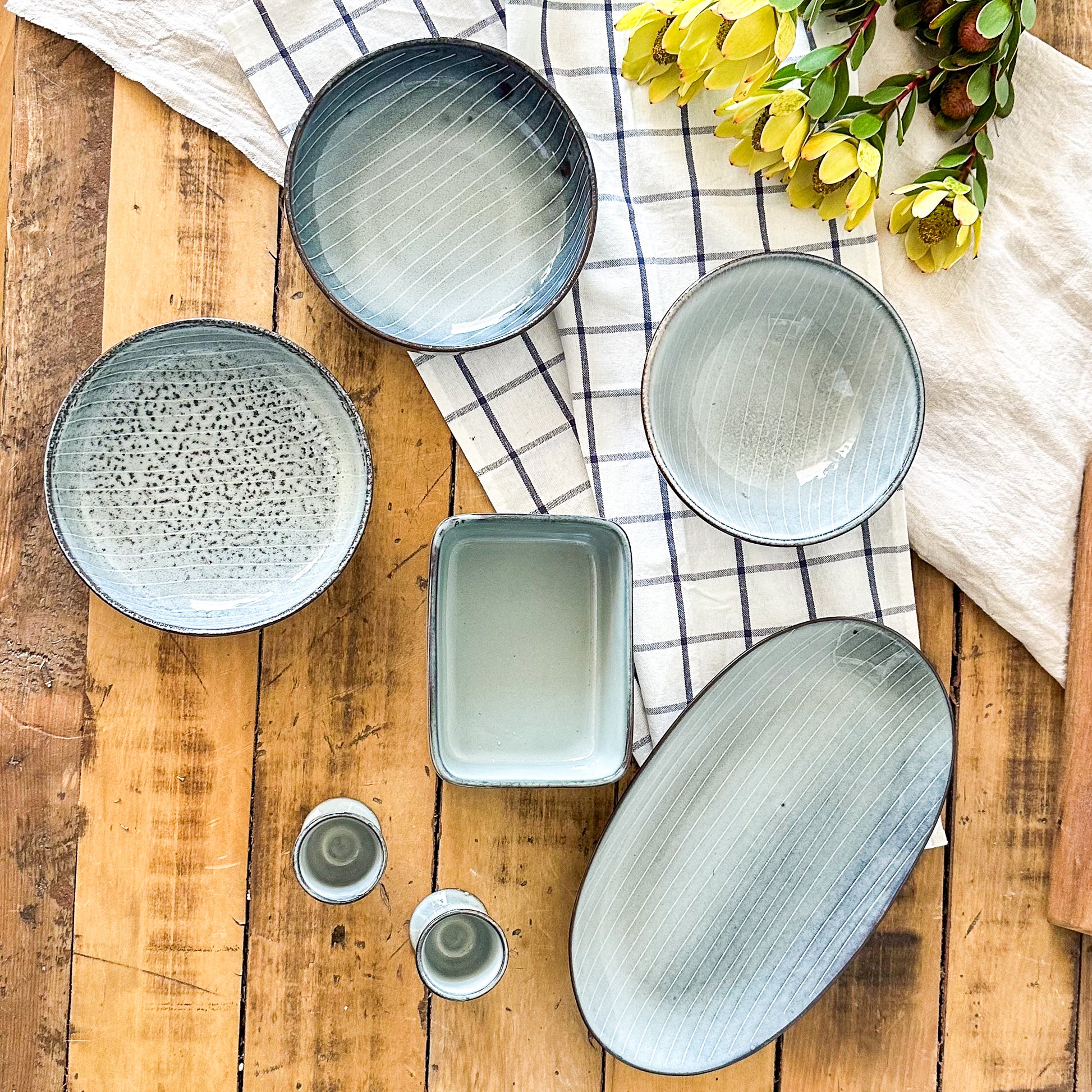 Bowl Celeste Cerámica Bowl Frank Home Chile