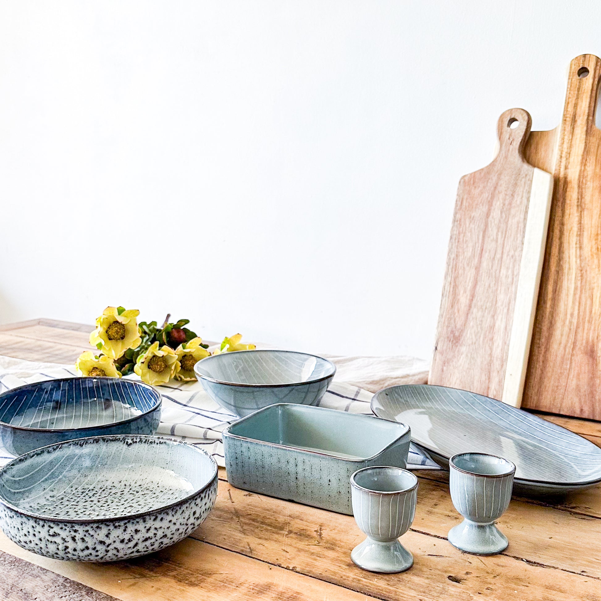 Bowl Celeste Cerámica Bowl Frank Home Chile