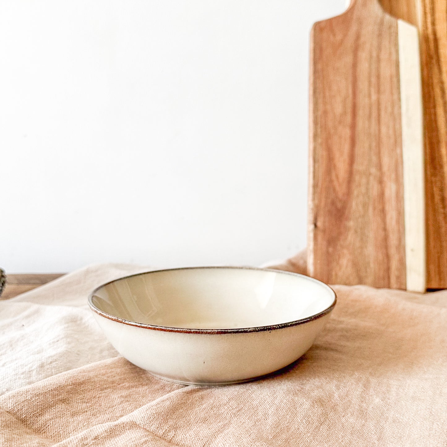 Bowl Cerámica Beige Bowl Frank Home Chile