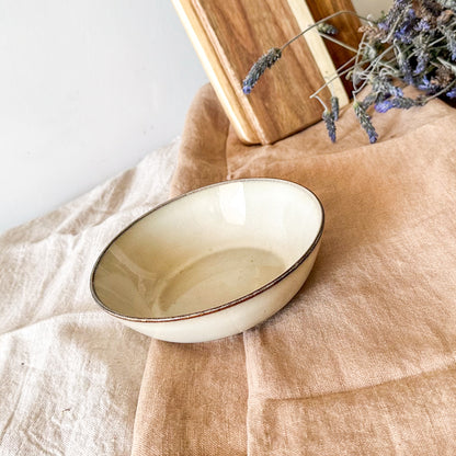Bowl Cerámica Beige Bowl Frank Home Chile