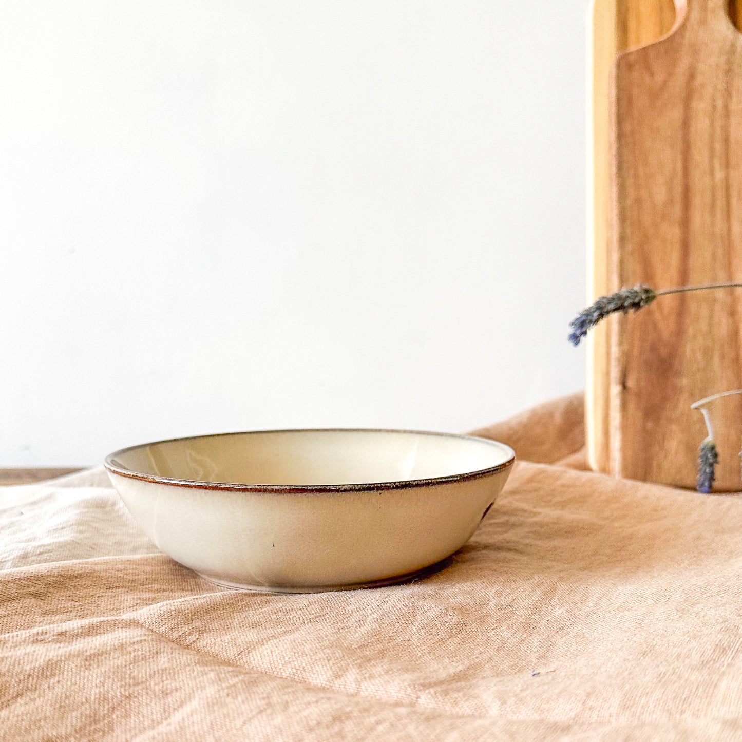 Bowl Cerámica Beige Bowl Frank Home Chile