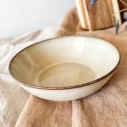 Bowl Cerámica Beige Bowl Frank Home Chile