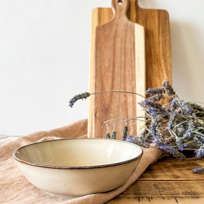 Bowl Cerámica Beige Bowl Frank Home Chile