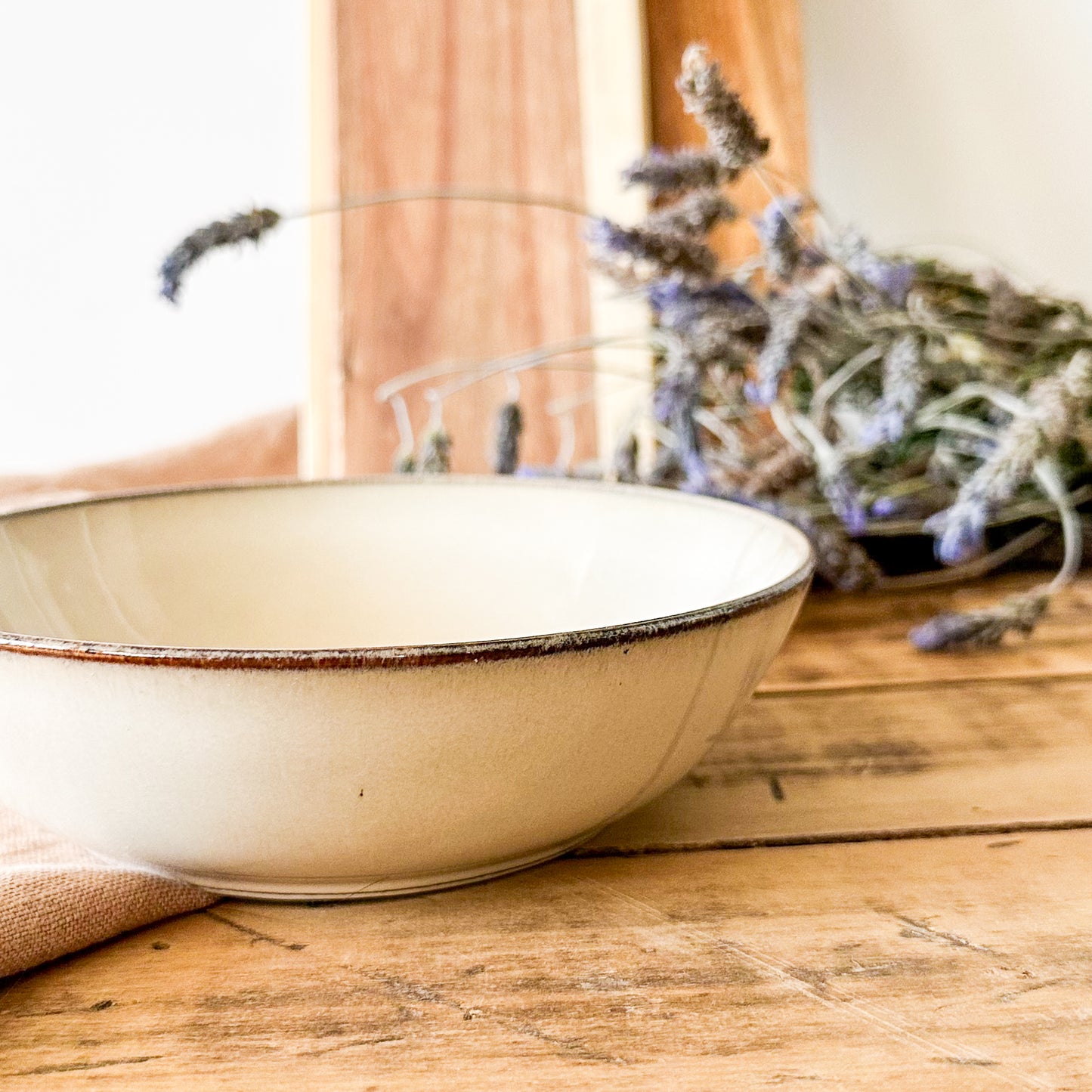 Bowl Cerámica Beige Bowl Frank Home Chile