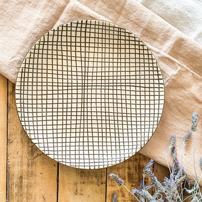 Bandeja Redonda Cerámica bandeja Frank Home Chile